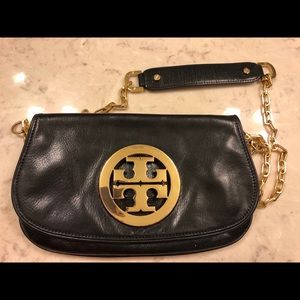 Tory Burch Leather Crossbody Clutch
